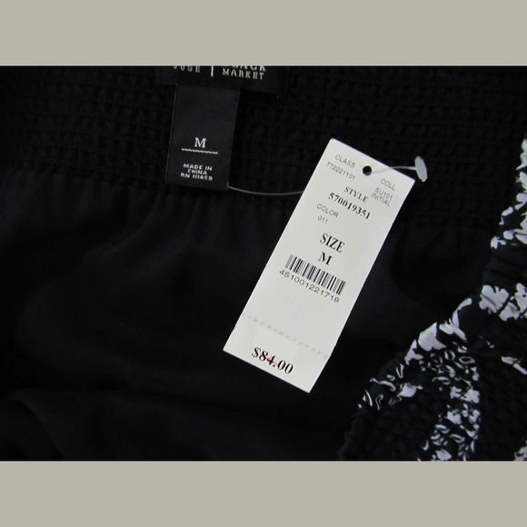 White House Black Market Ruffle Skirt Size Medium - Picture 4 of 5